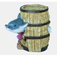 Deco Barrel Dolphin